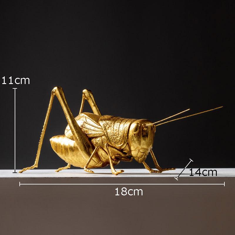 Mantis/cricket Golden Insect Statue Desk Decoration Honeybee Sculpture Simulated Insect Ornaments Living Room Furnishings
Mantis/cricket Golden Insect Statue Desk Decoration Honeybee Sculpture Simulated Insect Ornaments Living Room Furnishings