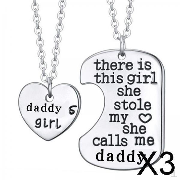 Набор из 3 ожерелий для отца и дочери, сердце «Папина дочка», ожерелье с подвеской, мода и подарок
Набор из 3 ожерелий для отца и дочери, сердце «Папина дочка», ожерелье с подвеской, мода и подарок