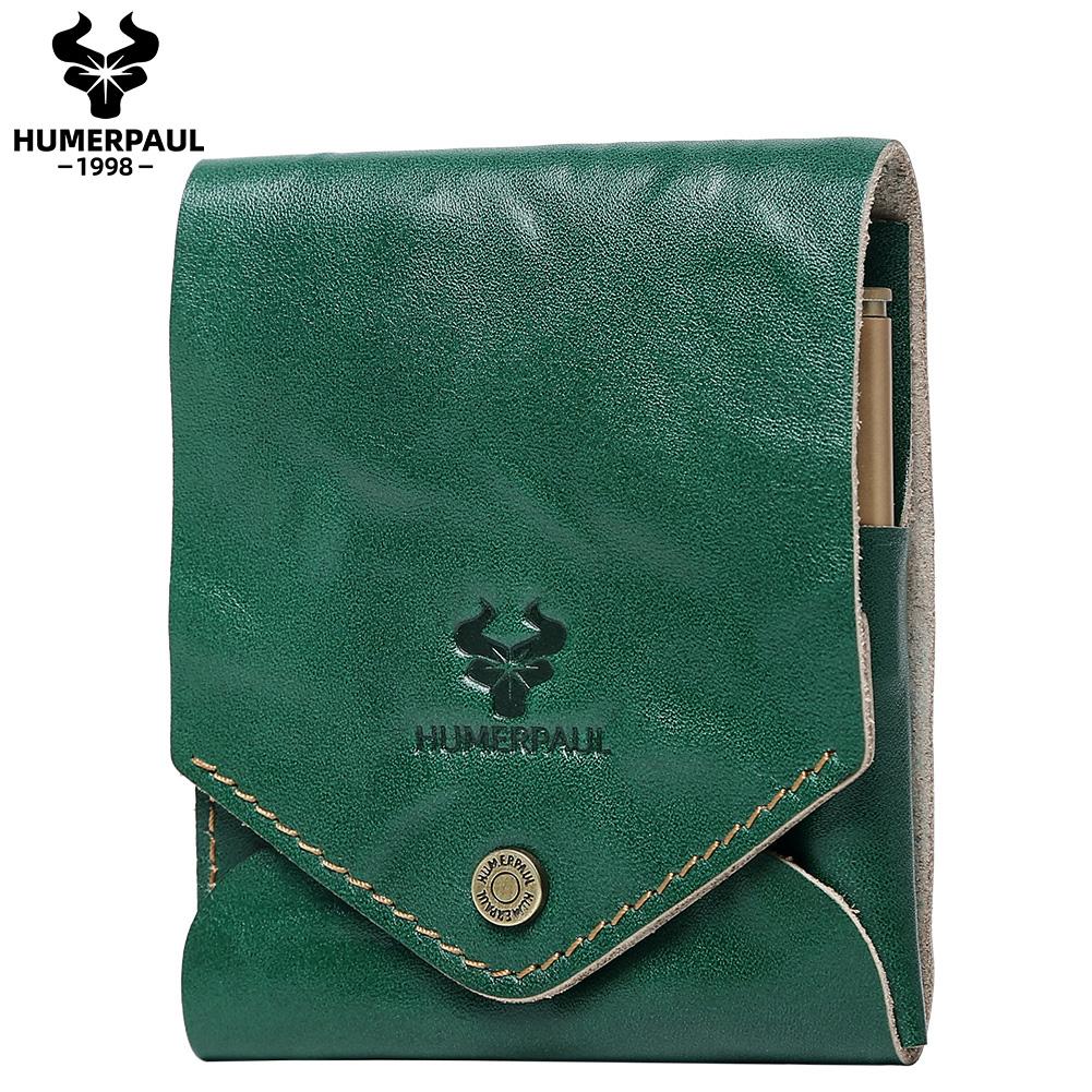 HUMERPAUL The first layer of cowhide wallet, card case, compact, exquisite, solid color, casual small bag, portable зелений
HUMERPAUL The first layer of cowhide wallet, card case, compact, exquisite, solid color, casual small bag, portable зелений