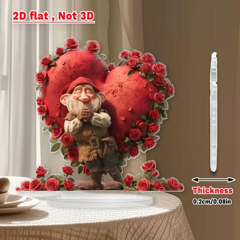 Romantic Dwarf And Rose Heart-Shaped Desktop Decoration for Valentine s Day Home And Office Decor Ideal Gift
Romantic Dwarf And Rose Heart-Shaped Desktop Decoration for Valentine s Day Home And Office Decor Ideal Gift