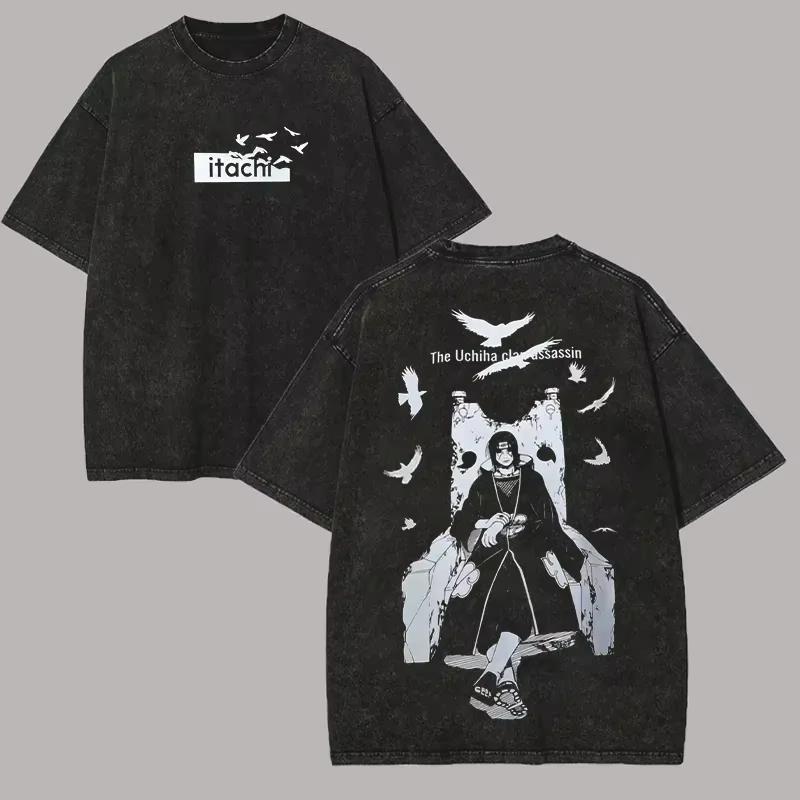 Naruto Manga Tee Vintage Washed Retro Anime Harajuku Streetwear Mens Graphic Clothes Top Itachi Uchiha Throne Vintage Tshirt M
Naruto Manga Tee Vintage Washed Retro Anime Harajuku Streetwear Mens Graphic Clothes Top Itachi Uchiha Throne Vintage Tshirt M