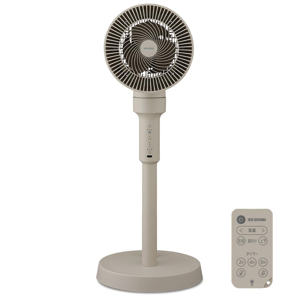 Iris Ohyama Circulator 18 Remote Control Quiet Fan, tatami, Up/Down/Left/Right Swing, Included, STF-AC15TEC-C
Iris Ohyama Circulator 18 Remote Control Quiet Fan, tatami, Up/Down/Left/Right Swing, Included, STF-AC15TEC-C