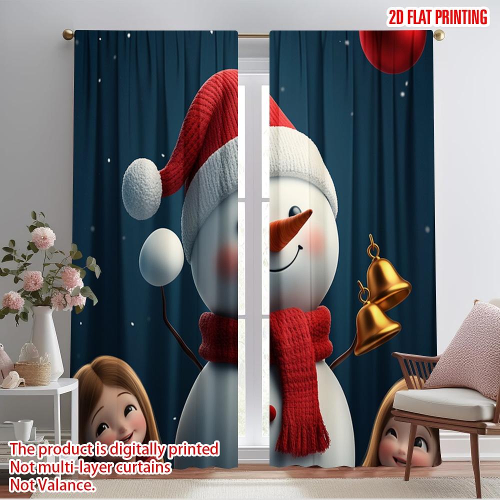 2 шт., 2D печать на ткани Шторы Милый Снеговик Рождественские Колокольчики 100% Полиэстер (без удилища) Праздничное использование для гостиной и 52.50×116.00 CM 2pcs
2 шт., 2D печать на ткани Шторы Милый Снеговик Рождественские Колокольчики 100% Полиэстер (без удилища) Праздничное использование для гостиной и 52.50×116.00 CM 2pcs