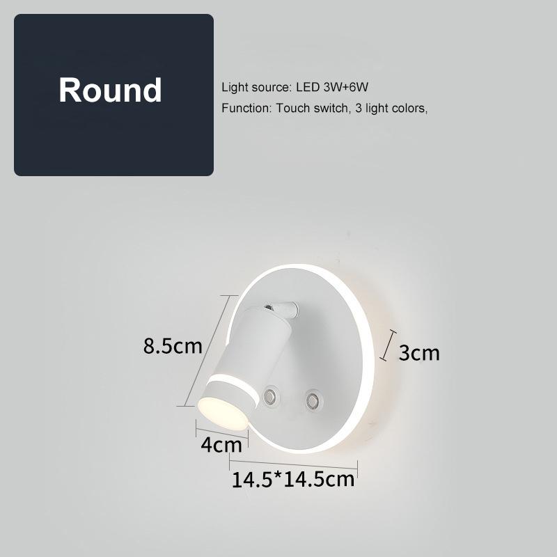 Настенный светильник для чтения USB-зарядка Настенный светильник Круглый прикроватный светильник Освещение в помещении Декор спальни Гостиной Столовой отеля 3 light colors
Настенный светильник для чтения USB-зарядка Настенный светильник Круглый прикроватный светильник Освещение в помещении Декор спальни Гостиной Столовой отеля 3 light colors