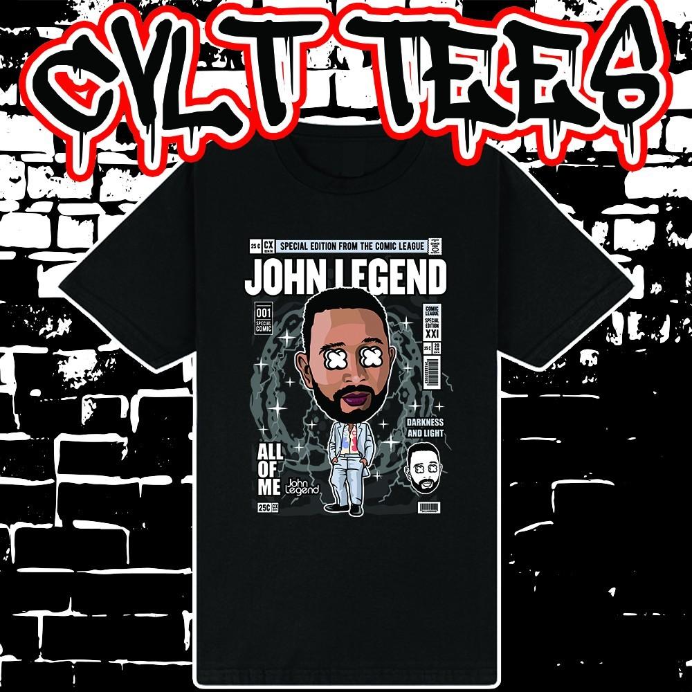 John Legend Comic Book Cover style Tee ~ 100% Cotton Unisex T-Shirt L
John Legend Comic Book Cover style Tee ~ 100% Cotton Unisex T-Shirt L