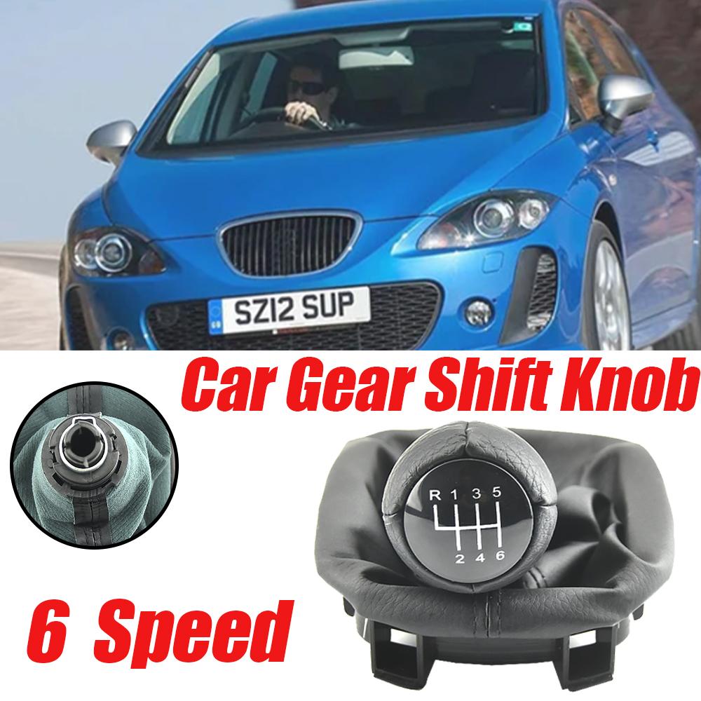 Car Gear Shift Knob Head 5/6 Speed gear shift lever stick with Gaitor Boot Cover Fit For Seat Leon 1 MK1 6 Speed
Car Gear Shift Knob Head 5/6 Speed gear shift lever stick with Gaitor Boot Cover Fit For Seat Leon 1 MK1 6 Speed