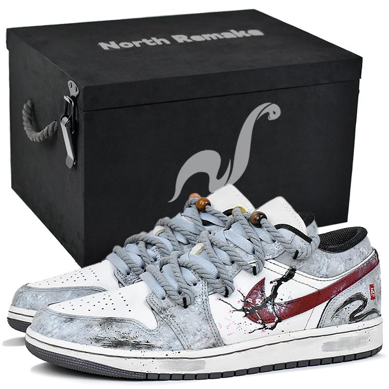 Jordan Air Jordan 1 Slip Resistant Abrasion Resistant Low top Vintage Basketball Shoes Men s Gray White 553558-145(Team1676-S-BOX) 40
Jordan Air Jordan 1 Slip Resistant Abrasion Resistant Low top Vintage Basketball Shoes Men s Gray White 553558-145(Team1676-S-BOX) 40