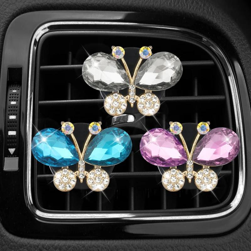 Car Vent Outlet Clip Diamond Crystal Butterfly Auto Perfume Clip Fragrance Diffuser Air Freshener Car Accessories for Women синий
Car Vent Outlet Clip Diamond Crystal Butterfly Auto Perfume Clip Fragrance Diffuser Air Freshener Car Accessories for Women синий