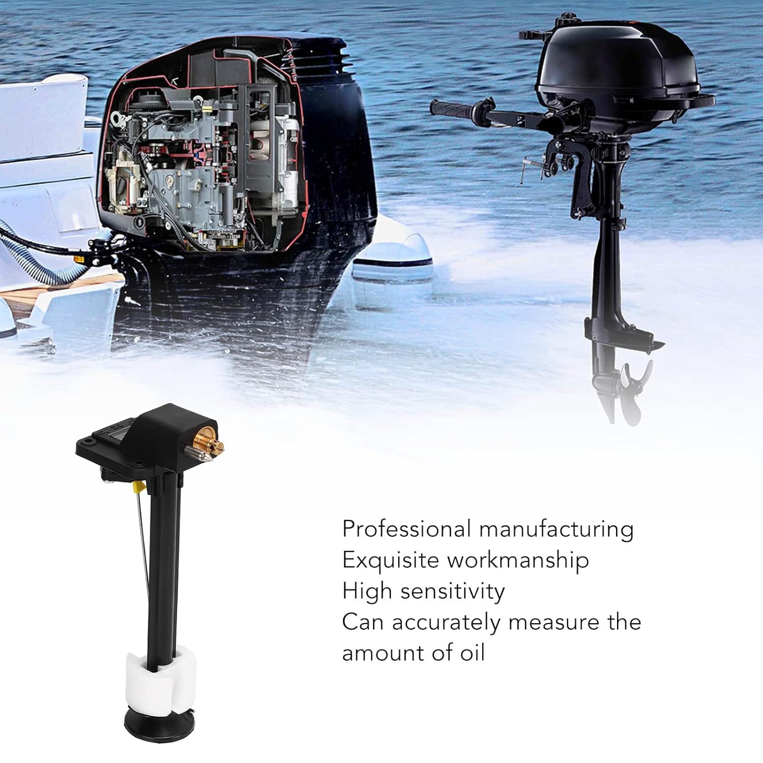 Auto Parts,Professional Fuel Gauge High Accuracy Universal for Outboard Motor External 12L 24L Fuel
Auto Parts,Professional Fuel Gauge High Accuracy Universal for Outboard Motor External 12L 24L Fuel