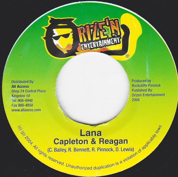 7inch Record CAPLETON & REAGAN - Lana / 9.2.5 NONE Orize n Enterta 2004 Jamaica Reggae, Ska & Dub Used
7inch Record CAPLETON & REAGAN - Lana / 9.2.5 NONE Orize n Enterta 2004 Jamaica Reggae, Ska & Dub Used