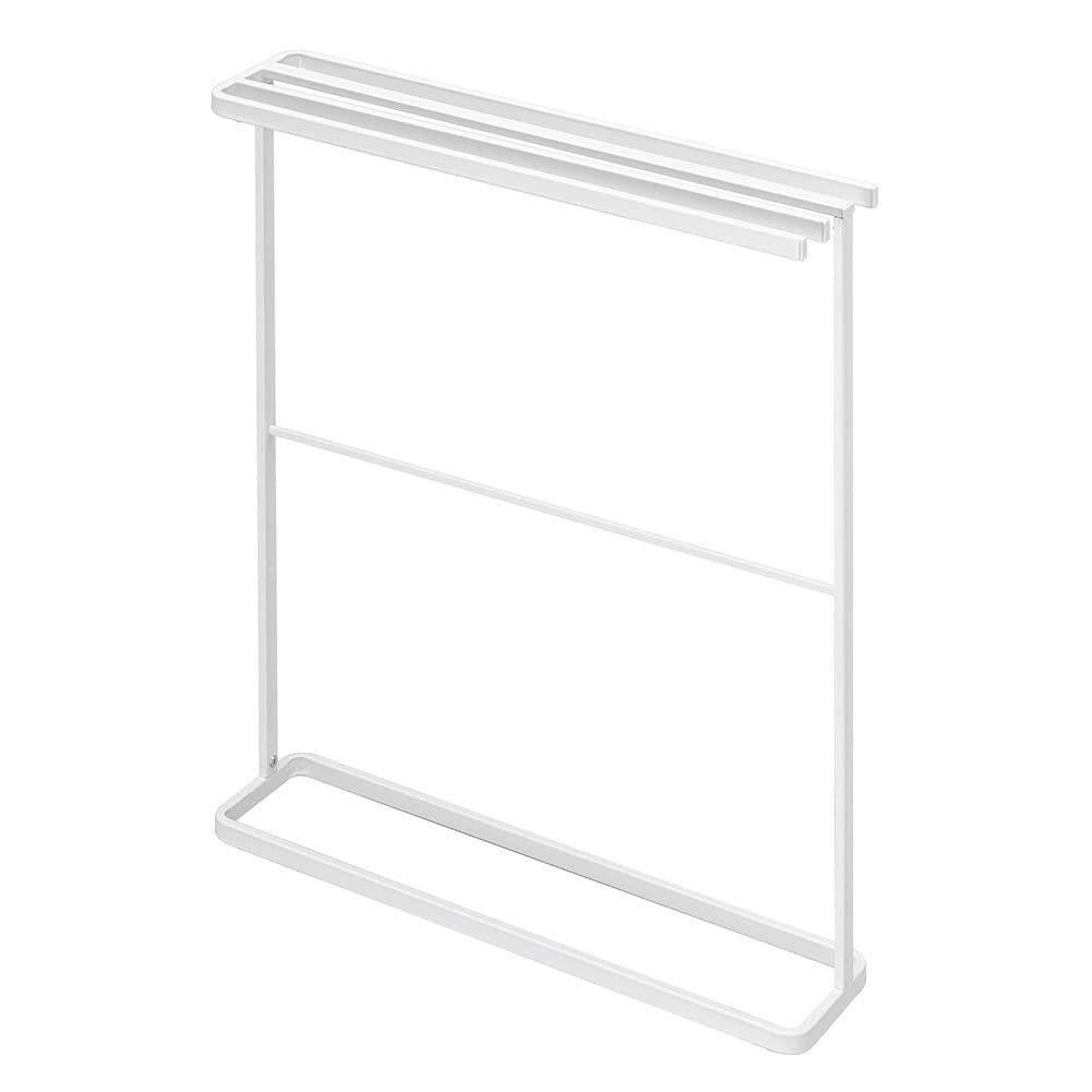 Yamazaki Jitsugyo 5576 Bath Towel Hanger that can be hung from the side Slim White W65XD15XH75cm Tower Towel Hanger Clothesline Approx.
Yamazaki Jitsugyo 5576 Bath Towel Hanger that can be hung from the side Slim White W65XD15XH75cm Tower Towel Hanger Clothesline Approx.