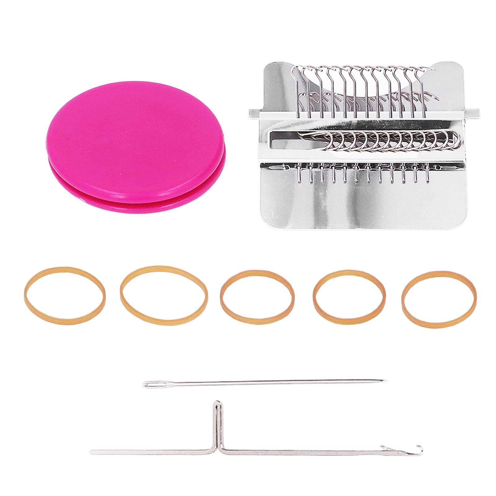 Mini Knitting Machine Rose Red 12 Needles Simple Operation Mini Loom Machine Hand Knitting Machine
Mini Knitting Machine Rose Red 12 Needles Simple Operation Mini Loom Machine Hand Knitting Machine