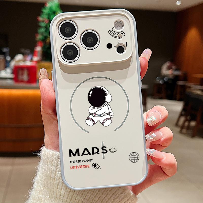 Cute Cartoon Astronaut Case For iPhone 17 Pro Max Funda iPhone 16 15 14 13 Pro Max Magnetic For Magsafe Hybrid Slim Matte Cover iPhone 13 Pro Max сірий
Cute Cartoon Astronaut Case For iPhone 17 Pro Max Funda iPhone 16 15 14 13 Pro Max Magnetic For Magsafe Hybrid Slim Matte Cover iPhone 13 Pro Max сірий
