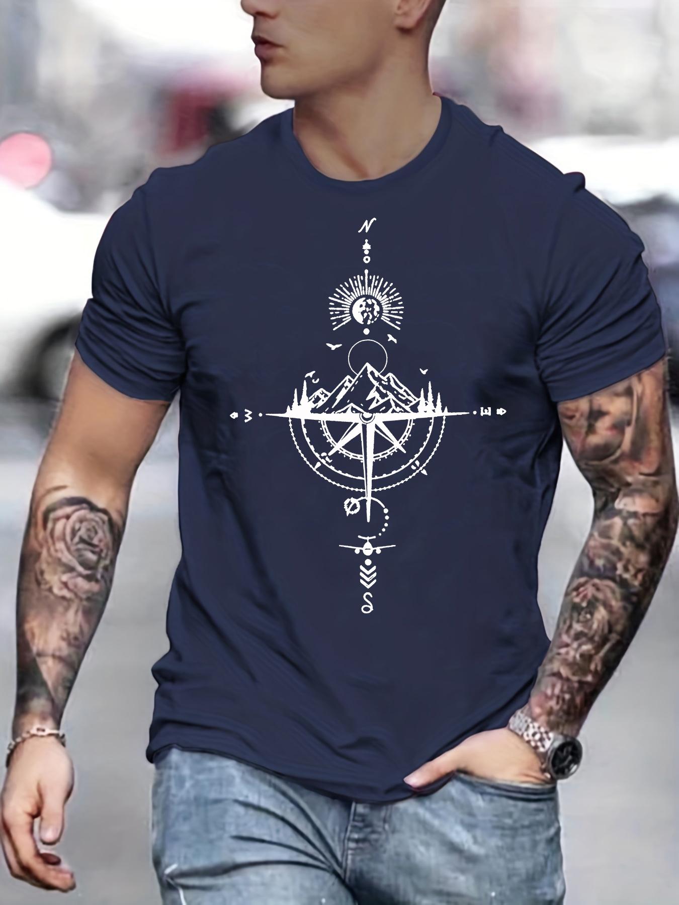 Men s summer 100 cotton fashionable casual sports loose mountain and compass pattern printed round neck short sleeved T-shirt 5XL різнокольоровий
Men s summer 100 cotton fashionable casual sports loose mountain and compass pattern printed round neck short sleeved T-shirt 5XL різнокольоровий
