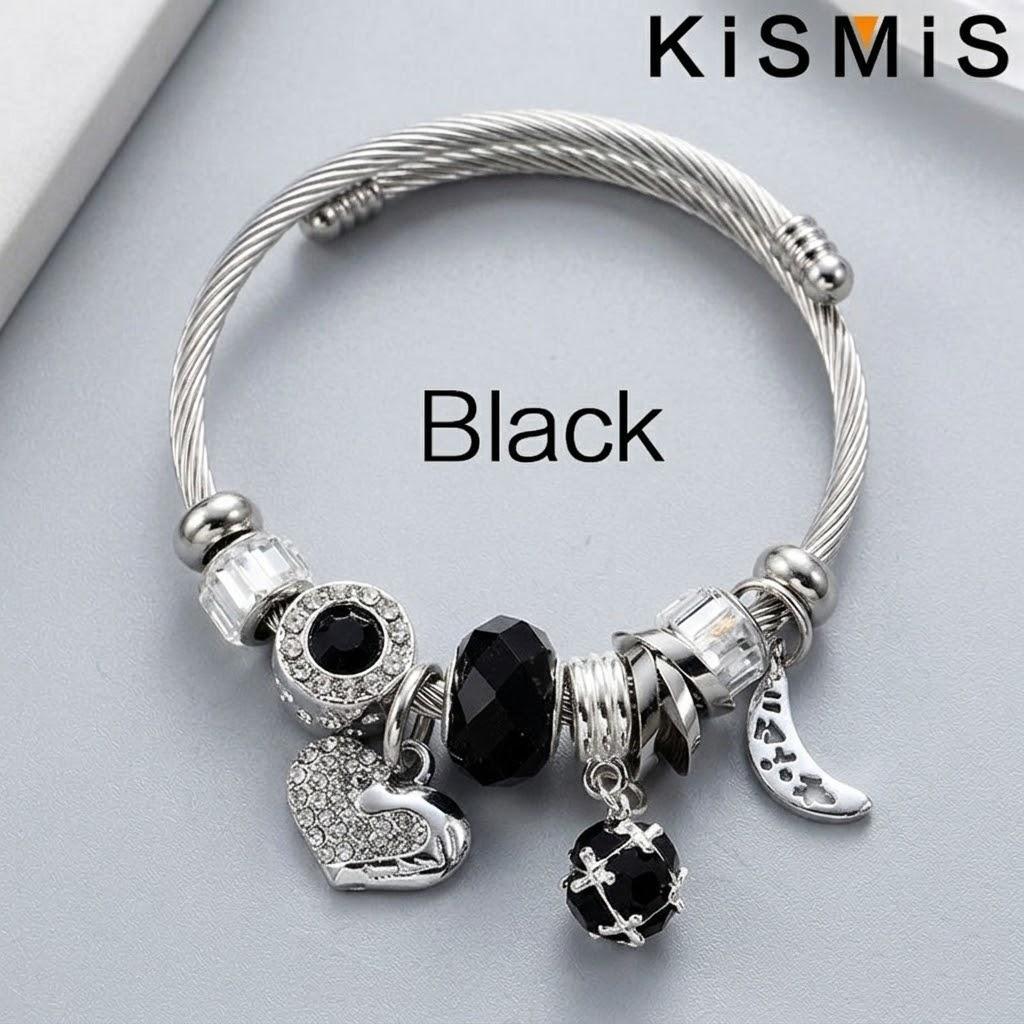 Adjustable Crystal Bead Heart Bracelet Fashion Jewelry Steel Chain Wristband DIY Charm Gift for Women
Adjustable Crystal Bead Heart Bracelet Fashion Jewelry Steel Chain Wristband DIY Charm Gift for Women
