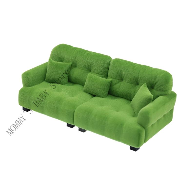 H3CD 1/12 Scale Couch Model Modern Miniature Sofa Realistic Flocking Dollhouses Furniture For Bedroom Living Room зелений
H3CD 1/12 Scale Couch Model Modern Miniature Sofa Realistic Flocking Dollhouses Furniture For Bedroom Living Room зелений