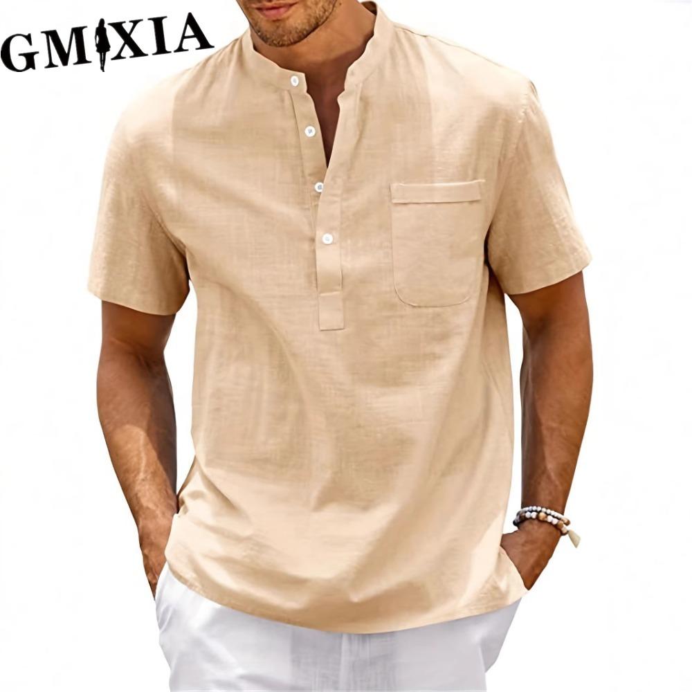 GMXIA Men s fashion casual solid color print Tops & T-shirts Shirt XXXL небо синє кольору
GMXIA Men s fashion casual solid color print Tops & T-shirts Shirt XXXL небо синє кольору