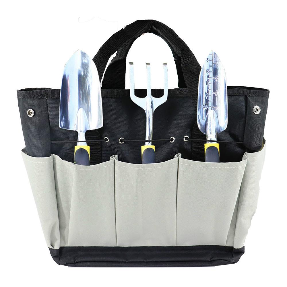 KG0006 Multiple Pockets Gardening Tool Storage Bag Oxford Cloth Gardener Carry Bag Tote Bag Black+Grey
KG0006 Multiple Pockets Gardening Tool Storage Bag Oxford Cloth Gardener Carry Bag Tote Bag Black+Grey