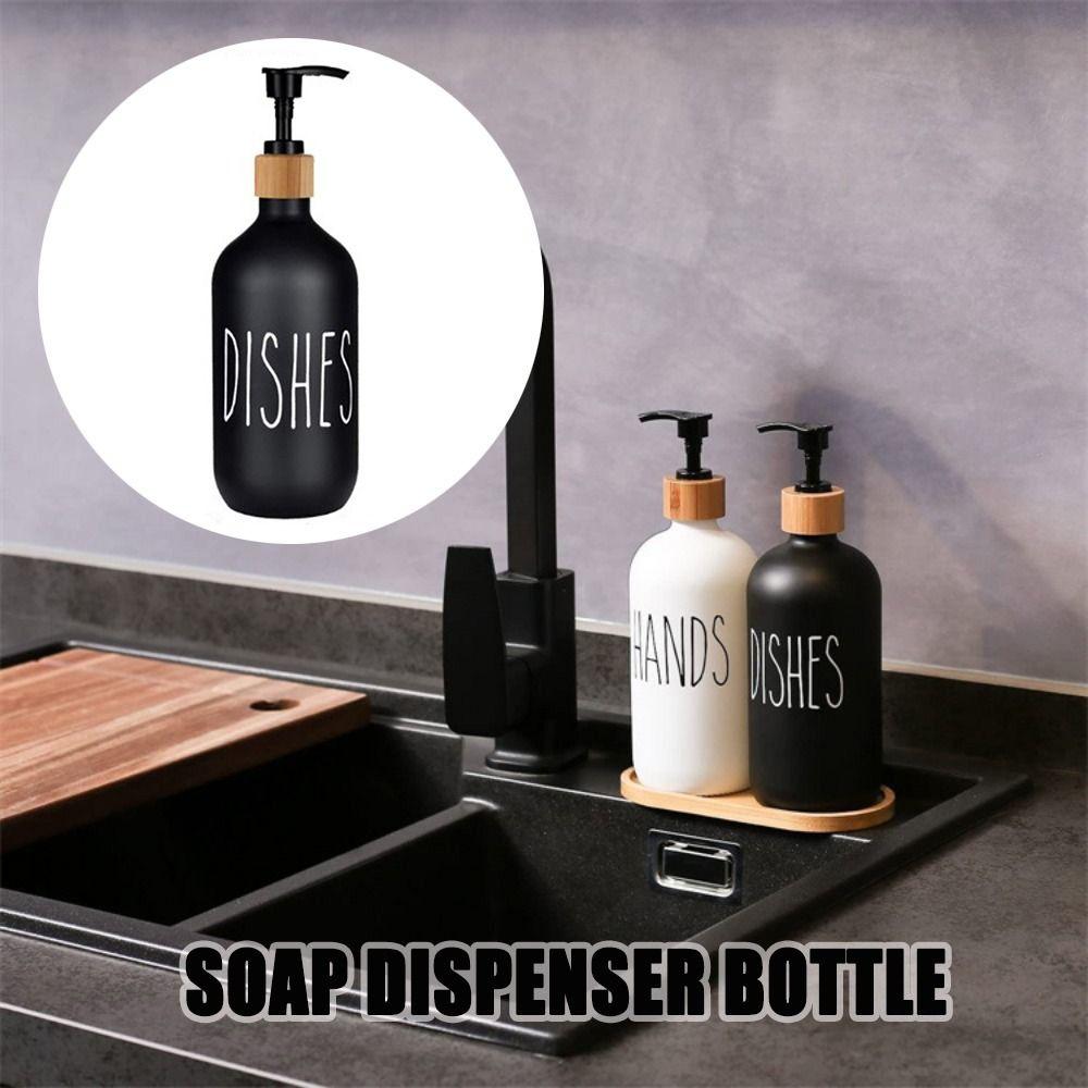 Hands Bathroom Bamboo Wood Pump Storage Dispenser Bottle Soap Dispenser Subbottling Lotion Bottle чорний/білий
Hands Bathroom Bamboo Wood Pump Storage Dispenser Bottle Soap Dispenser Subbottling Lotion Bottle чорний/білий