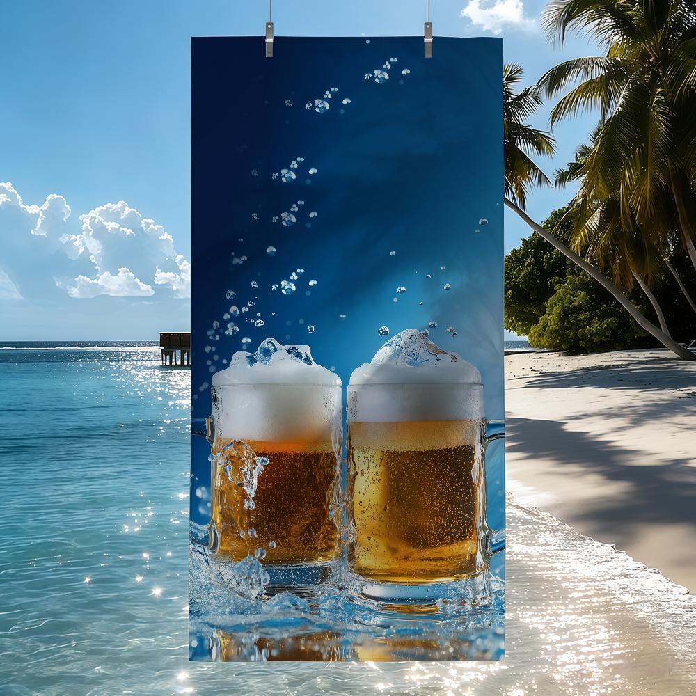 Pack Beer Towel Quick Drying Beach Towels Are Suitable For Swimming Pools Camping Yoga And The Gym W40*H60(CM)
Pack Beer Towel Quick Drying Beach Towels Are Suitable For Swimming Pools Camping Yoga And The Gym W40*H60(CM)