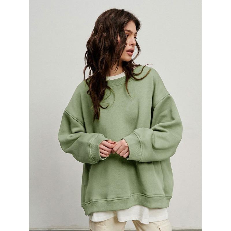 women s Oversized Crew Neck Fleece Lined Long Sleeve Casual Sweatshirt XL
women s Oversized Crew Neck Fleece Lined Long Sleeve Casual Sweatshirt XL