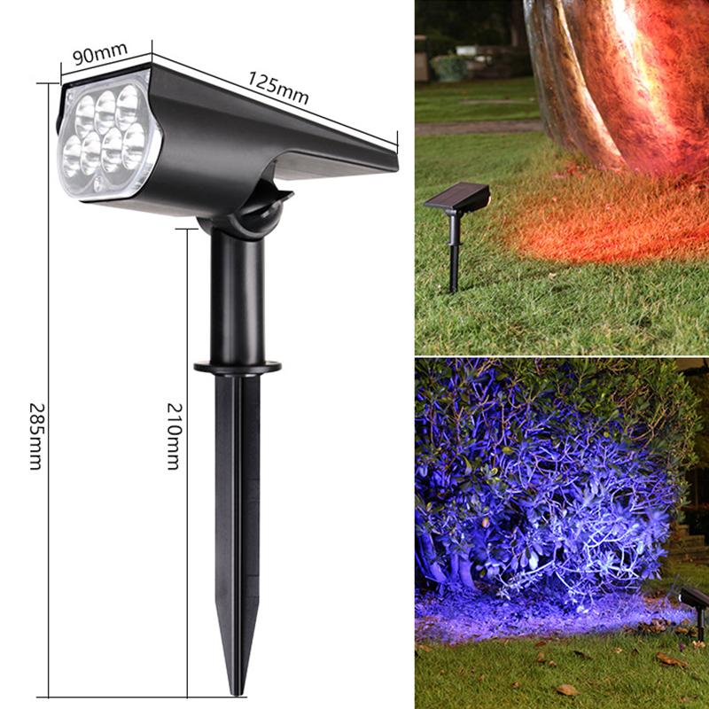 7 LEDS Solar Powered Spotlight Wall Mount/Ground Stake Solar Landscape Path Lighting for Porch Fence Trees Flowerbed Patio Light 1pcs
7 LEDS Solar Powered Spotlight Wall Mount/Ground Stake Solar Landscape Path Lighting for Porch Fence Trees Flowerbed Patio Light 1pcs
