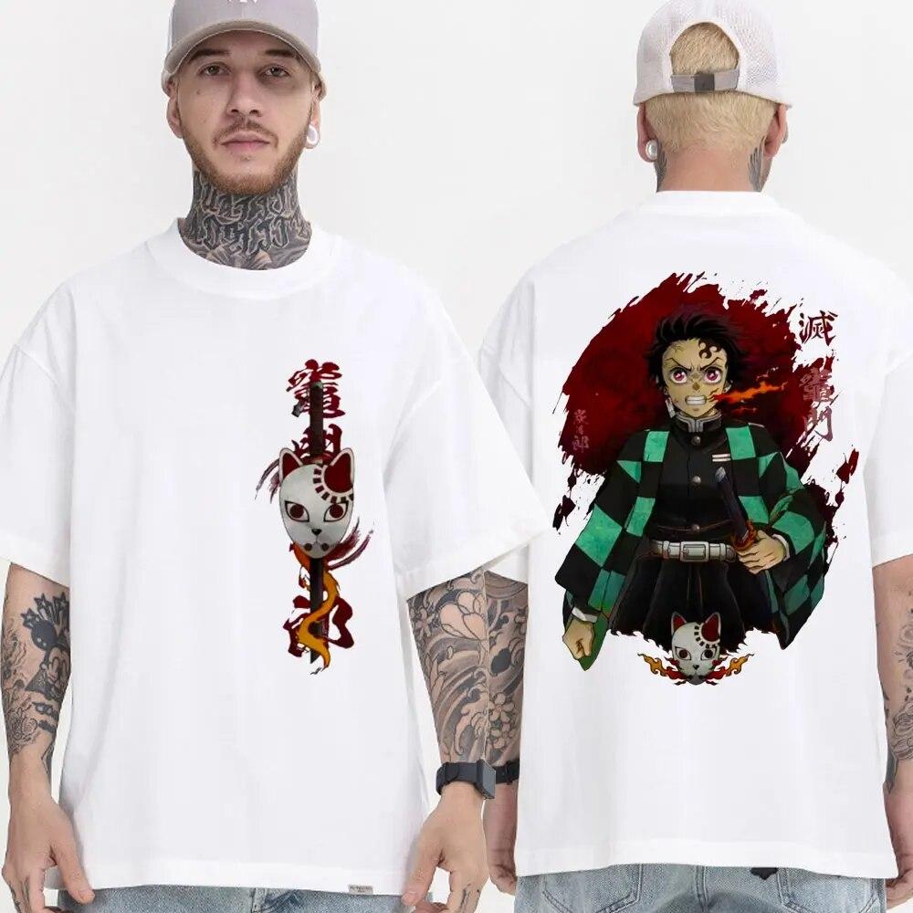 Футболки японского аниме «Demon Slayer Kamado Tanjirou», винтажная хлопковая футболка 90-х годов, уличная одежда большого размера, футболки унисексga Kimetsu No Yaiba
Футболки японского аниме «Demon Slayer Kamado Tanjirou», винтажная хлопковая футболка 90-х годов, уличная одежда большого размера, футболки унисексga Kimetsu No Yaiba