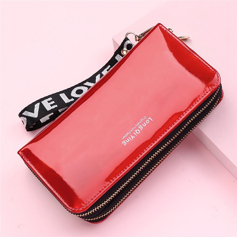 Women Long Laser Wallets Double Zipper Fashion Female Wristlet Clutch Coin Purse Money Phone Bag Card Holder Handbag
Women Long Laser Wallets Double Zipper Fashion Female Wristlet Clutch Coin Purse Money Phone Bag Card Holder Handbag