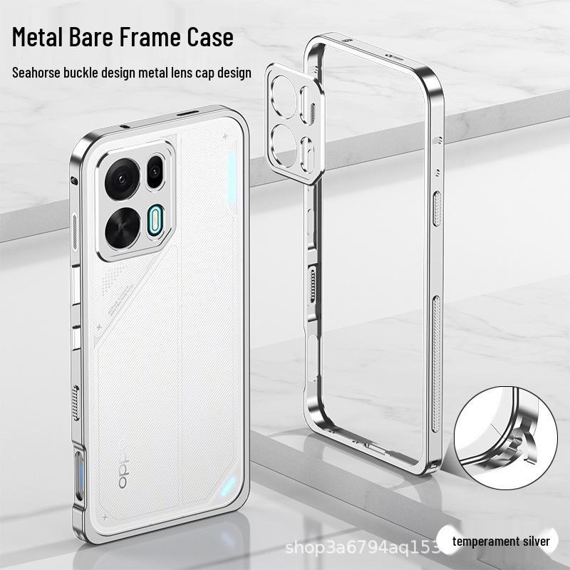 OPPO K15 Pro/Pro+ Seahorse Buckle Metal Bumper Heat Dissipation Anti-Fall Phone Case K15 Pro+
OPPO K15 Pro/Pro+ Seahorse Buckle Metal Bumper Heat Dissipation Anti-Fall Phone Case K15 Pro+
