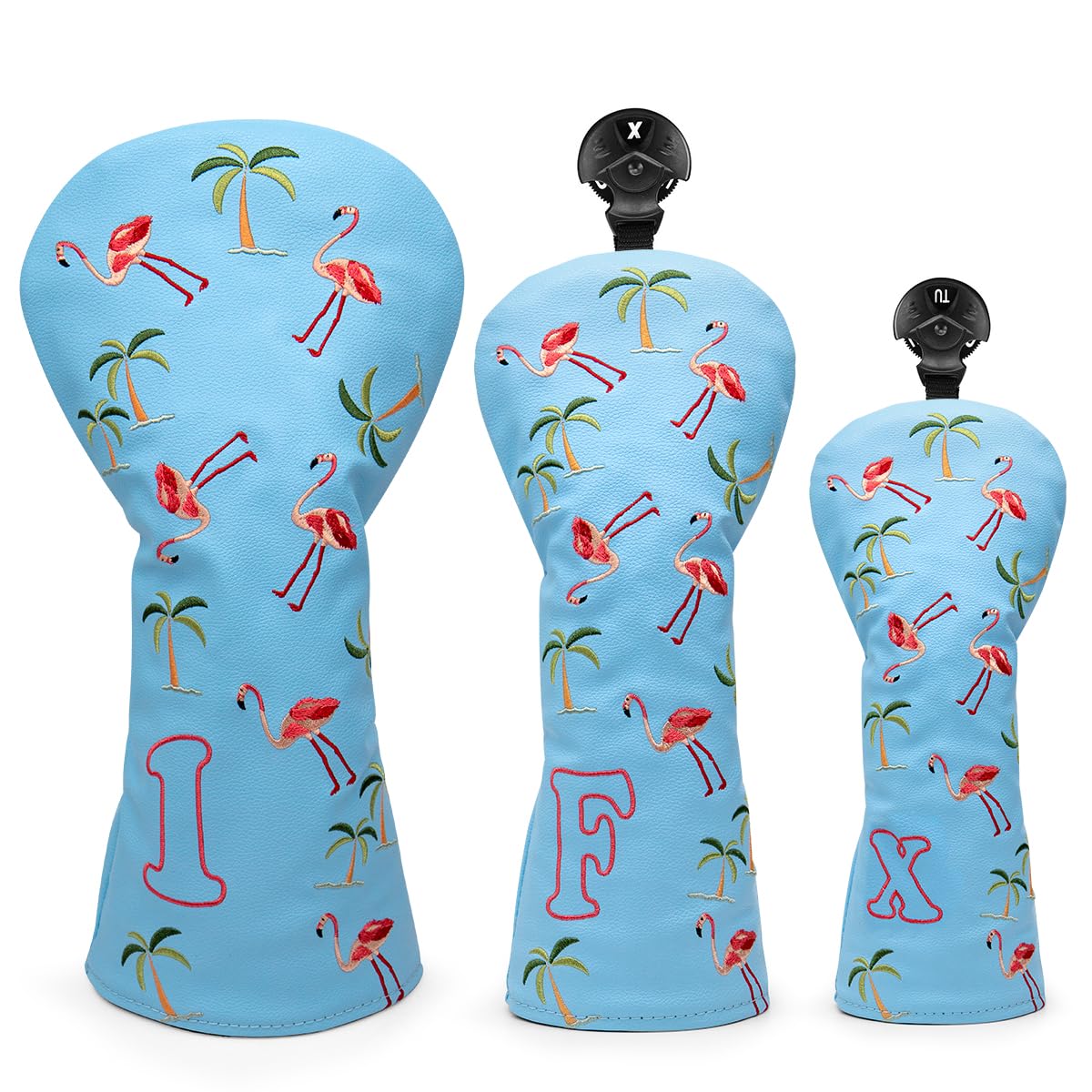 Golf Head Cover Flamingo Head Cover High Quality Embroidered Liver Cover Fairway Hybrid Golf Club Set Head Cover FW UT Wood, Utility, (DR + + (3
Golf Head Cover Flamingo Head Cover High Quality Embroidered Liver Cover Fairway Hybrid Golf Club Set Head Cover FW UT Wood, Utility, (DR + + (3