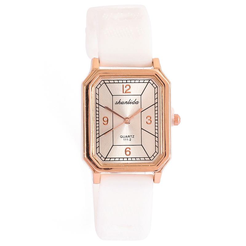 Fashion Versatile Ladies Watch Rectangle Casual Silicone Strap Quartz Watch Schoolgirl Watch
Fashion Versatile Ladies Watch Rectangle Casual Silicone Strap Quartz Watch Schoolgirl Watch