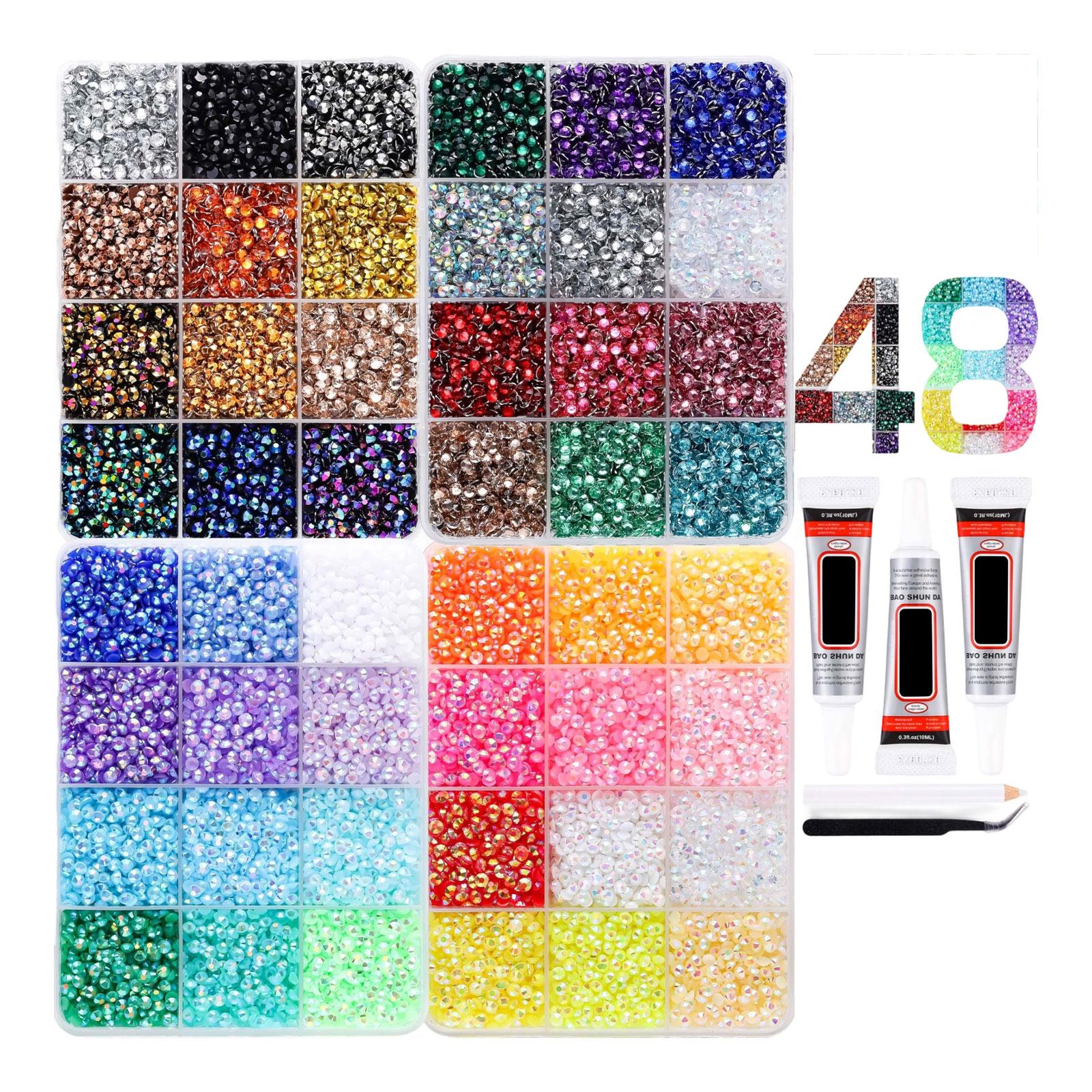 3 Bottles Of 10ml Glue 48 Colors Of Resin Dazzling , Dazzling Kit With 3 Pieces Of Glue For Clothing Shoes Art Book Art One Size
3 Bottles Of 10ml Glue 48 Colors Of Resin Dazzling , Dazzling Kit With 3 Pieces Of Glue For Clothing Shoes Art Book Art One Size