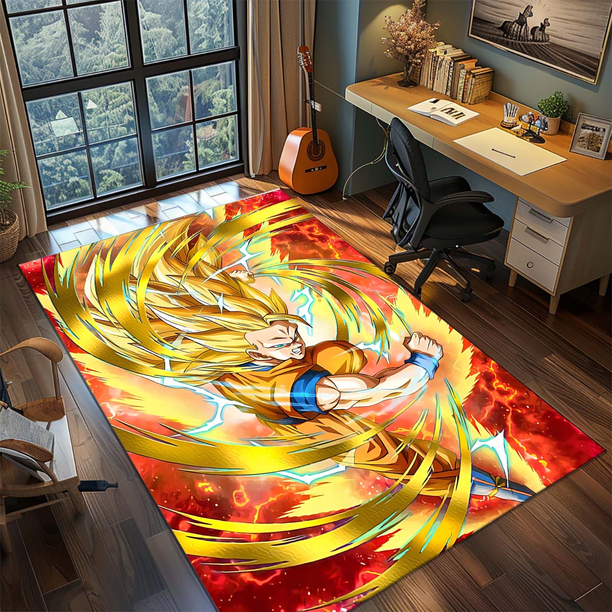 Dragon Ball Goku Anime Rug Carpet Large Area Rug Non Slip Washable Floor Mat Gamer Room Bedroom Home Decor -QJY 60x90cm
Dragon Ball Goku Anime Rug Carpet Large Area Rug Non Slip Washable Floor Mat Gamer Room Bedroom Home Decor -QJY 60x90cm