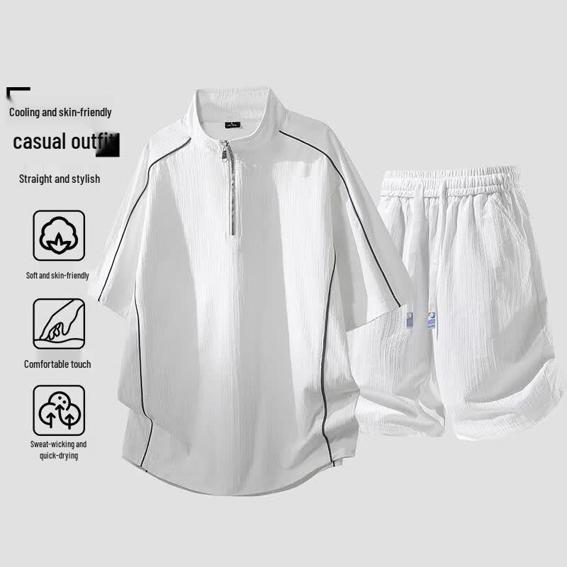 MEDE Men s Ice Silk Cooling Short Sleeve Shorts Set 3XL
MEDE Men s Ice Silk Cooling Short Sleeve Shorts Set 3XL