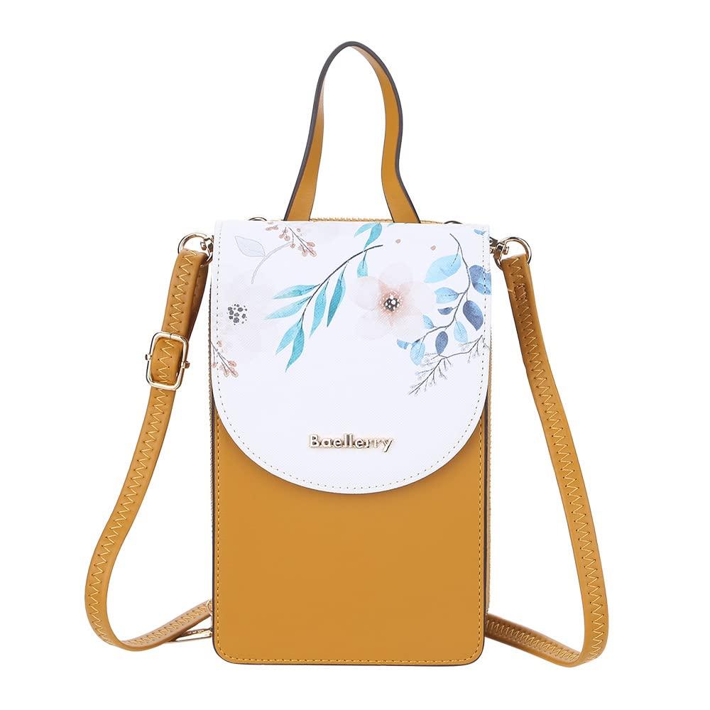 LeafIn Women s Smartphone Pouch, Crossbody Bag, Handbag, Lightweight, Smartphone Shoulder Bag, Wallet Pouch, Card Case, Floral Print, N8621 (Yellow)
LeafIn Women s Smartphone Pouch, Crossbody Bag, Handbag, Lightweight, Smartphone Shoulder Bag, Wallet Pouch, Card Case, Floral Print, N8621 (Yellow)