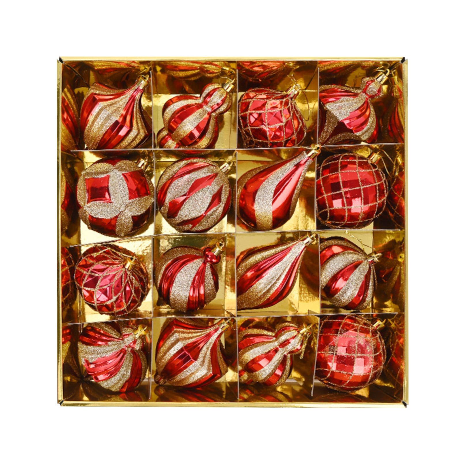 16pcs Christmas Decoration Supplies Painted Christmas Ball Set Christmas Tree Ornaments One Size
16pcs Christmas Decoration Supplies Painted Christmas Ball Set Christmas Tree Ornaments One Size