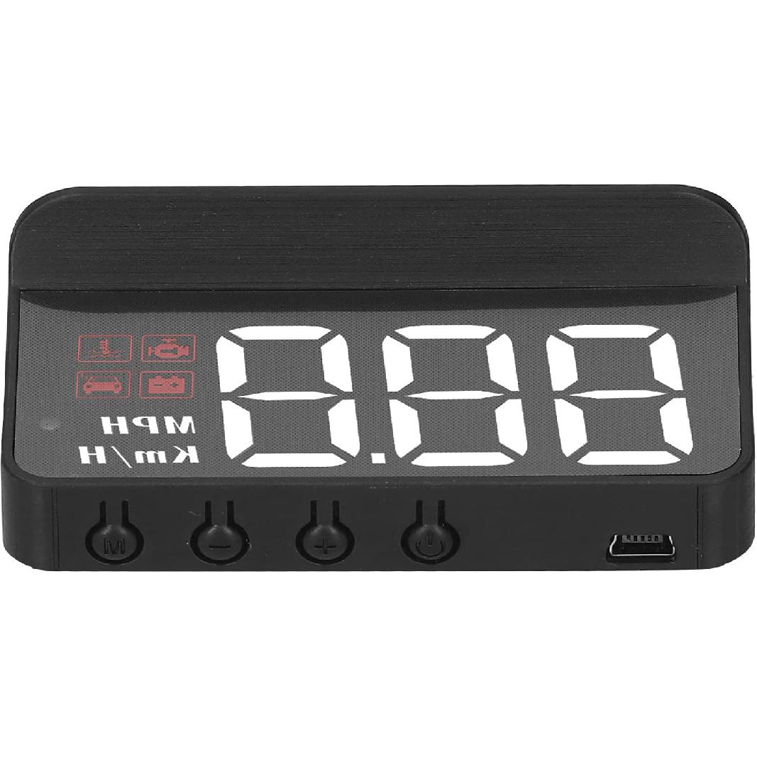 OBD2 HUD Multi Function Gauge with Alarm, Reminder for Speed, Temperature, Voltage
OBD2 HUD Multi Function Gauge with Alarm, Reminder for Speed, Temperature, Voltage