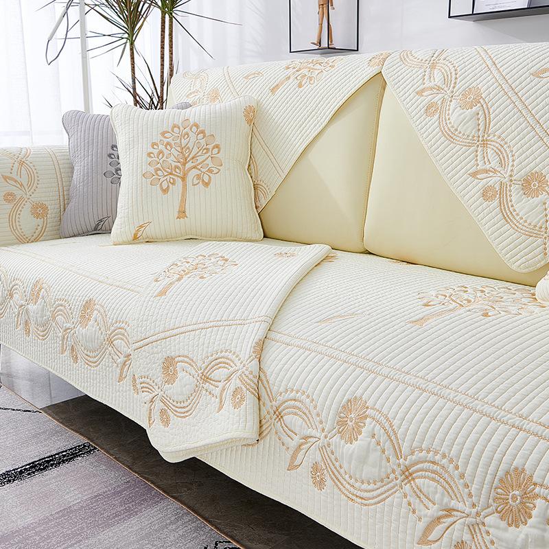 Двусторонняя хлопково-кожаная диванная подушка с вышивкой, универсальная простая нескользящая хлопковая подушка на четыре сезона, полотенце на спинку 90*70cm
Двусторонняя хлопково-кожаная диванная подушка с вышивкой, универсальная простая нескользящая хлопковая подушка на четыре сезона, полотенце на спинку 90*70cm