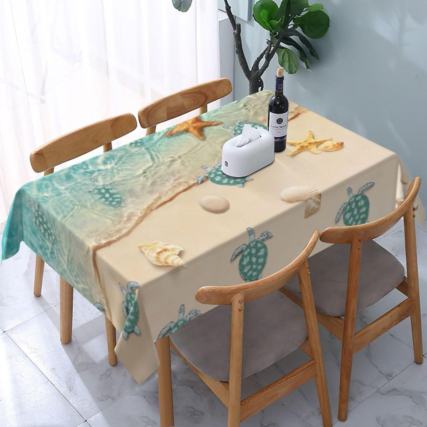 Beach Sea Turtles Rectangle Waterproof Tablecloth Table Decor Washable Kitchen Dining Table Runner Holiday Party Decorations 50x50cm napkin
Beach Sea Turtles Rectangle Waterproof Tablecloth Table Decor Washable Kitchen Dining Table Runner Holiday Party Decorations 50x50cm napkin
