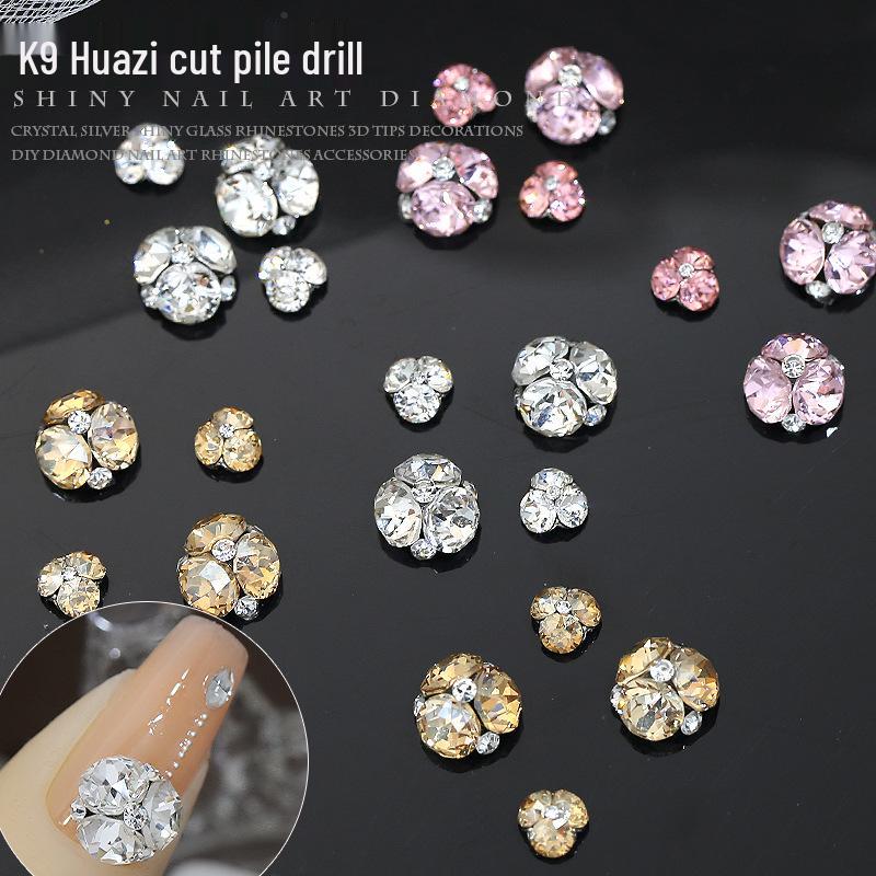 K9 Nail Art Crystal Diamond Ball - Multi-faceted 33 Diamond Shiyue Alloy Nail Decoration
K9 Nail Art Crystal Diamond Ball - Multi-faceted 33 Diamond Shiyue Alloy Nail Decoration