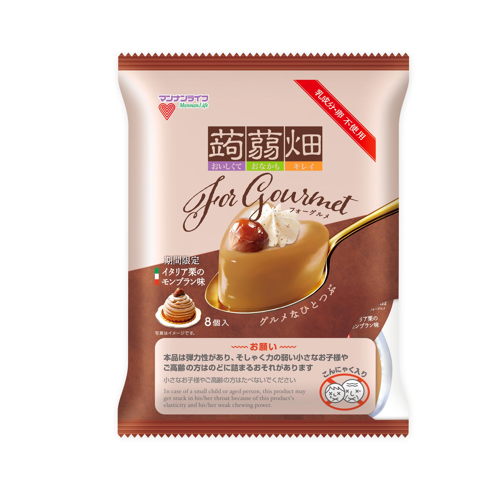Mannan Life Konnyaku Batake For Gourmet со вкусом итальянского каштана и Монблана 25 г x 8 шт. x 12 пакетиков
Mannan Life Konnyaku Batake For Gourmet со вкусом итальянского каштана и Монблана 25 г x 8 шт. x 12 пакетиков
