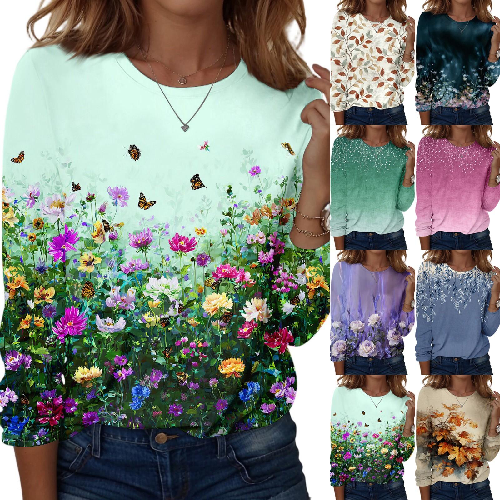 Жіночі сорочки з довгим рукавом. Трійники з милим принтом. Блузки. Повсякденні топи. Пуловери. XL фіолетовий
Жіночі сорочки з довгим рукавом. Трійники з милим принтом. Блузки. Повсякденні топи. Пуловери. XL фіолетовий