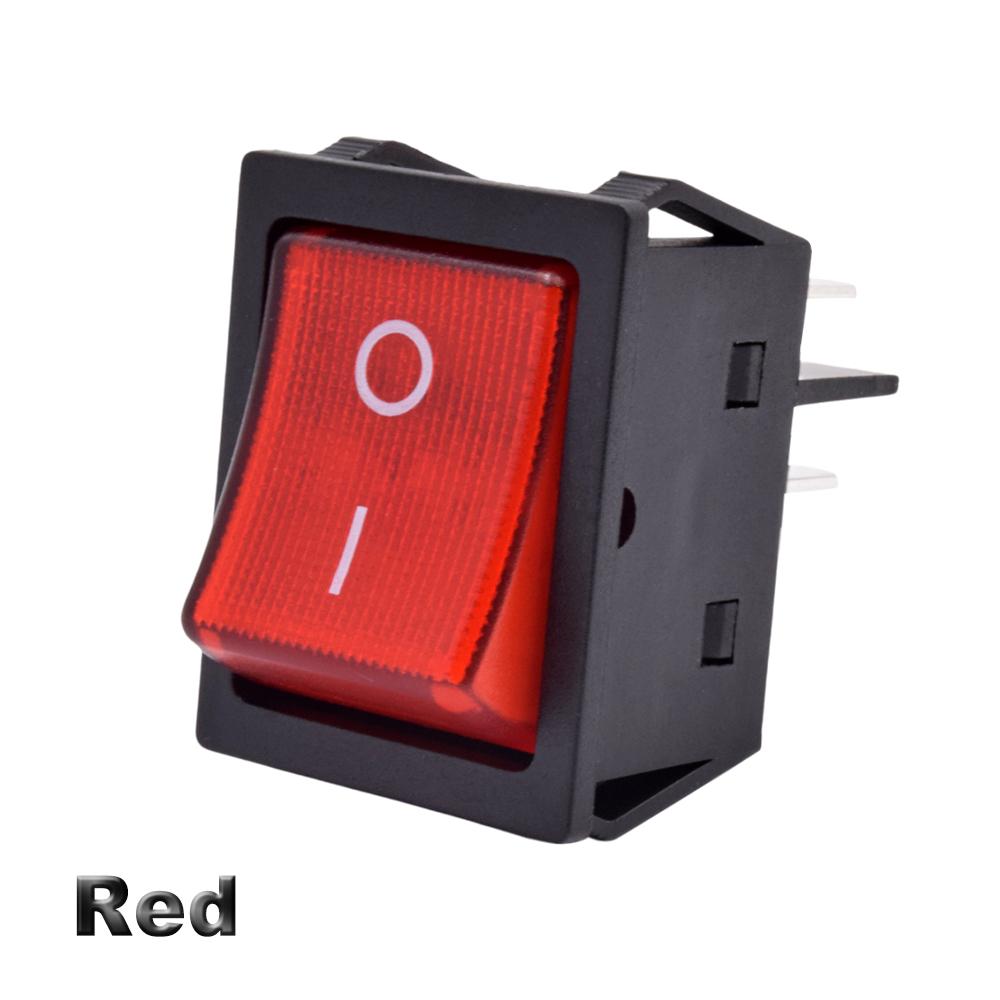 KCD4-201 30x22 30A 250VAC Heavy Duty KCD4 Rocker Switch 20A 250VAC DPST ON OFF latching 12V 220V Red Green Blue LED Illuminated 220V&20A 250VAC Rating
KCD4-201 30x22 30A 250VAC Heavy Duty KCD4 Rocker Switch 20A 250VAC DPST ON OFF latching 12V 220V Red Green Blue LED Illuminated 220V&20A 250VAC Rating