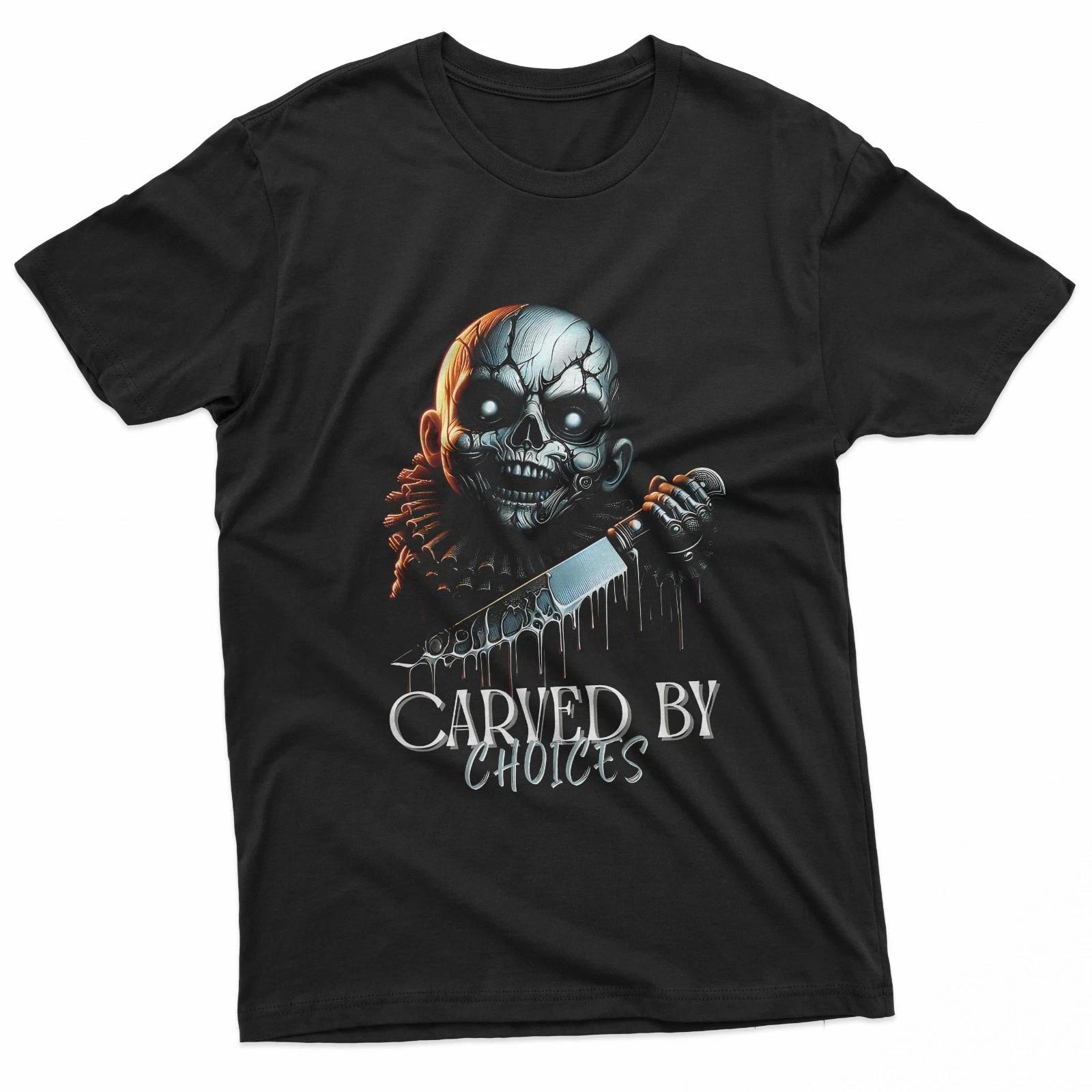 Carved By Choices Horror Clown Skull Knife T-Shirt M
Carved By Choices Horror Clown Skull Knife T-Shirt M