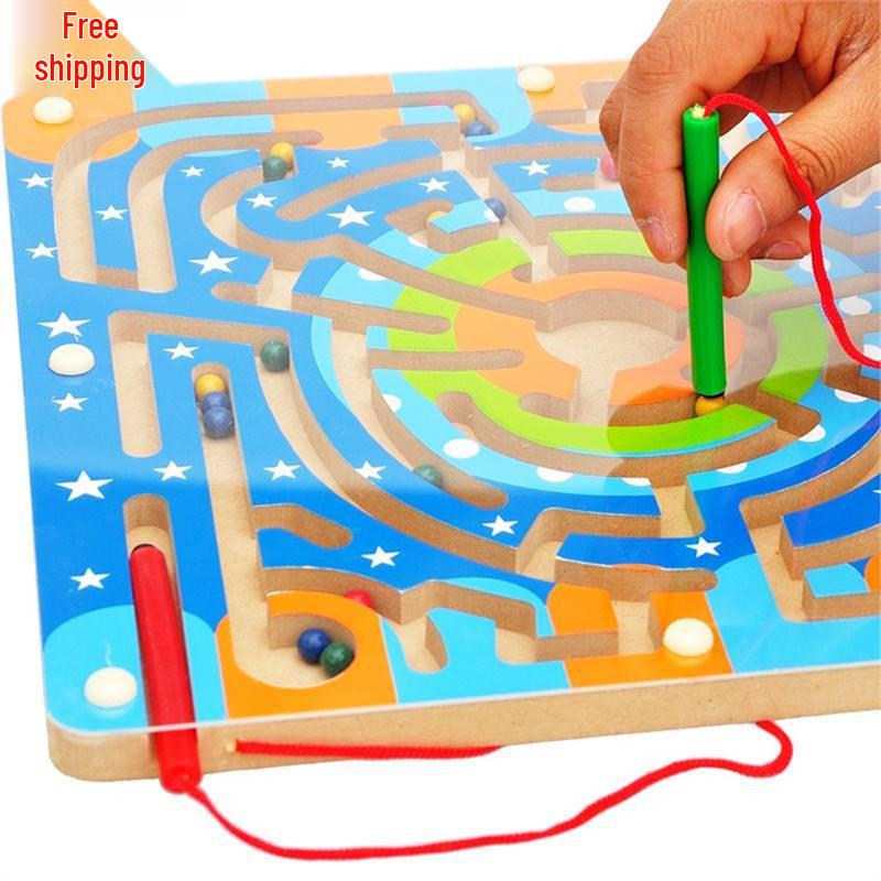 Magnetic Maze Toy: Pen-Controlled Balance Marble for Kids 3+ - Enhances Focus and Cognitive Skills
Magnetic Maze Toy: Pen-Controlled Balance Marble for Kids 3+ - Enhances Focus and Cognitive Skills