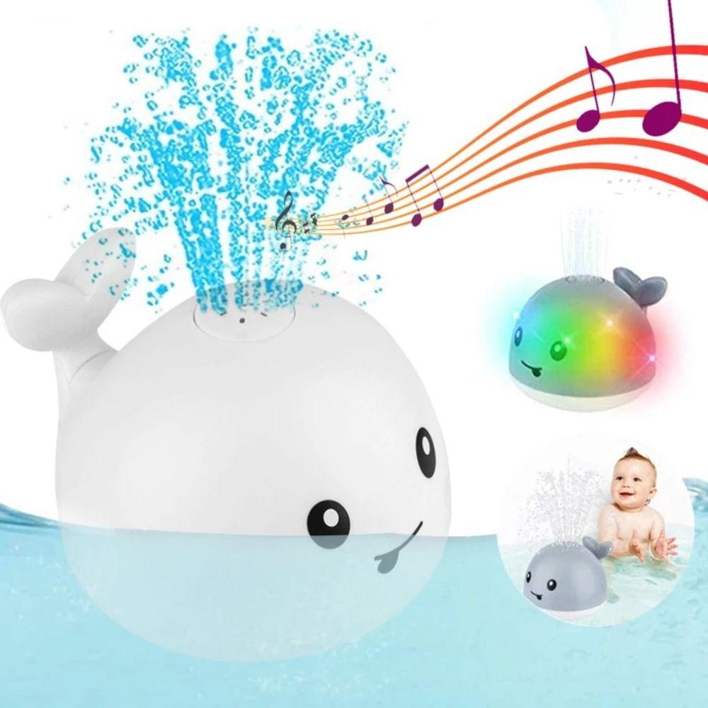 Automatic Induction Baby Bath Toys Whale Shape Electric Luminous Water Jet Ball Swimming Pool Toy
Automatic Induction Baby Bath Toys Whale Shape Electric Luminous Water Jet Ball Swimming Pool Toy