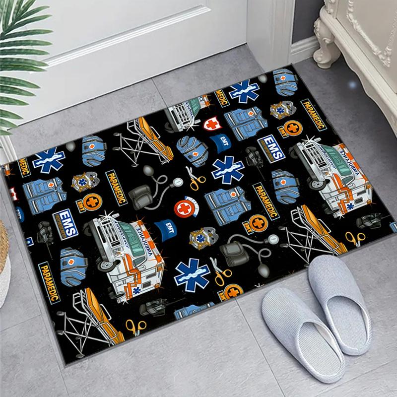 Medical Theme Area Rug, Crystal Velvet, Non-Slip Bedroom & Living Room Carpet, Polyester 100%, Home Decor Mat for Bedside 60cm x 90cm
Medical Theme Area Rug, Crystal Velvet, Non-Slip Bedroom & Living Room Carpet, Polyester 100%, Home Decor Mat for Bedside 60cm x 90cm