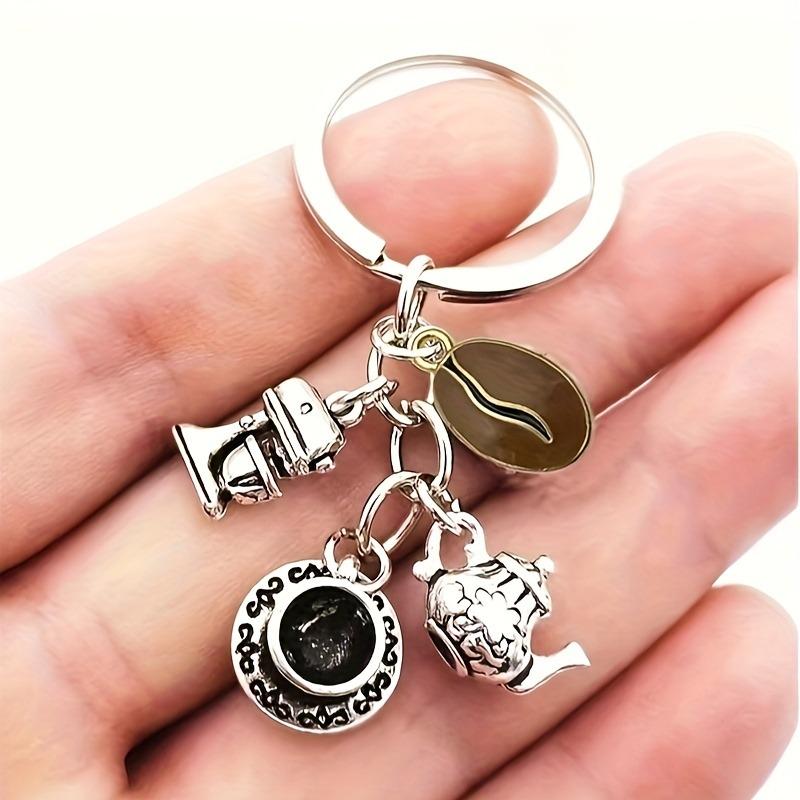Coffee Lover s Barista Keychain Set: Machine, Pot, Cup & Beans
Coffee Lover s Barista Keychain Set: Machine, Pot, Cup & Beans