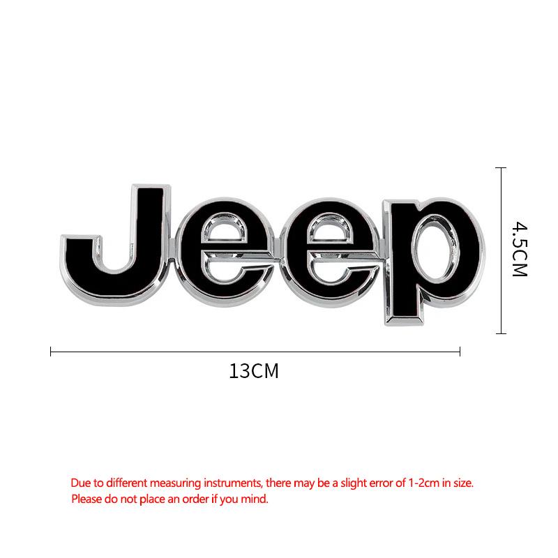 1Pcs 3D Metal Stickers Car Body Trunk Decal For Jeep Wrangler Grand Cherokee Avenger Wagoneer Compass Gladiator Patriot Renegade
1Pcs 3D Metal Stickers Car Body Trunk Decal For Jeep Wrangler Grand Cherokee Avenger Wagoneer Compass Gladiator Patriot Renegade