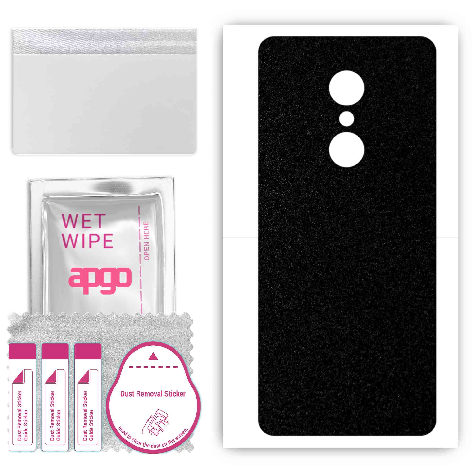 apgo Protective Skin Sticker for the back compatible with Alcatel 3c, Wrap Film, Foil, Vinyl - Pattern Matte Black
apgo Protective Skin Sticker for the back compatible with Alcatel 3c, Wrap Film, Foil, Vinyl - Pattern Matte Black